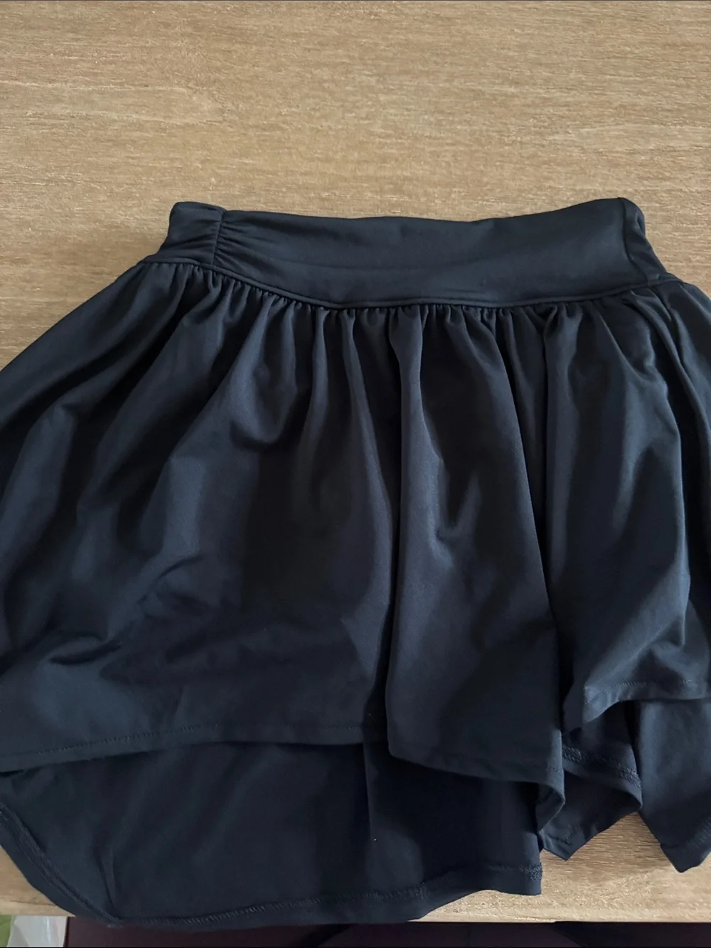 Black Abercrombie kids athletic skort